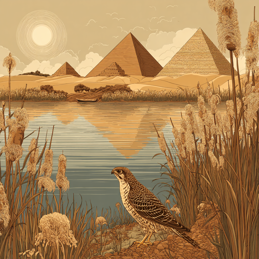 Ancient Egyptian landscape 2 example