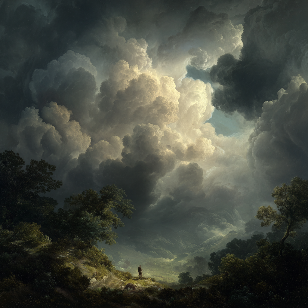 Baroque art style example — landscape