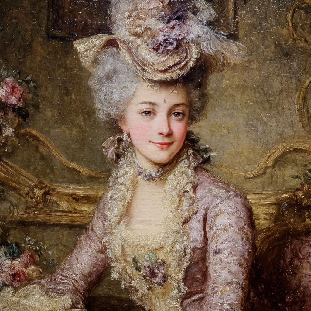 Rococo portrait 1 example