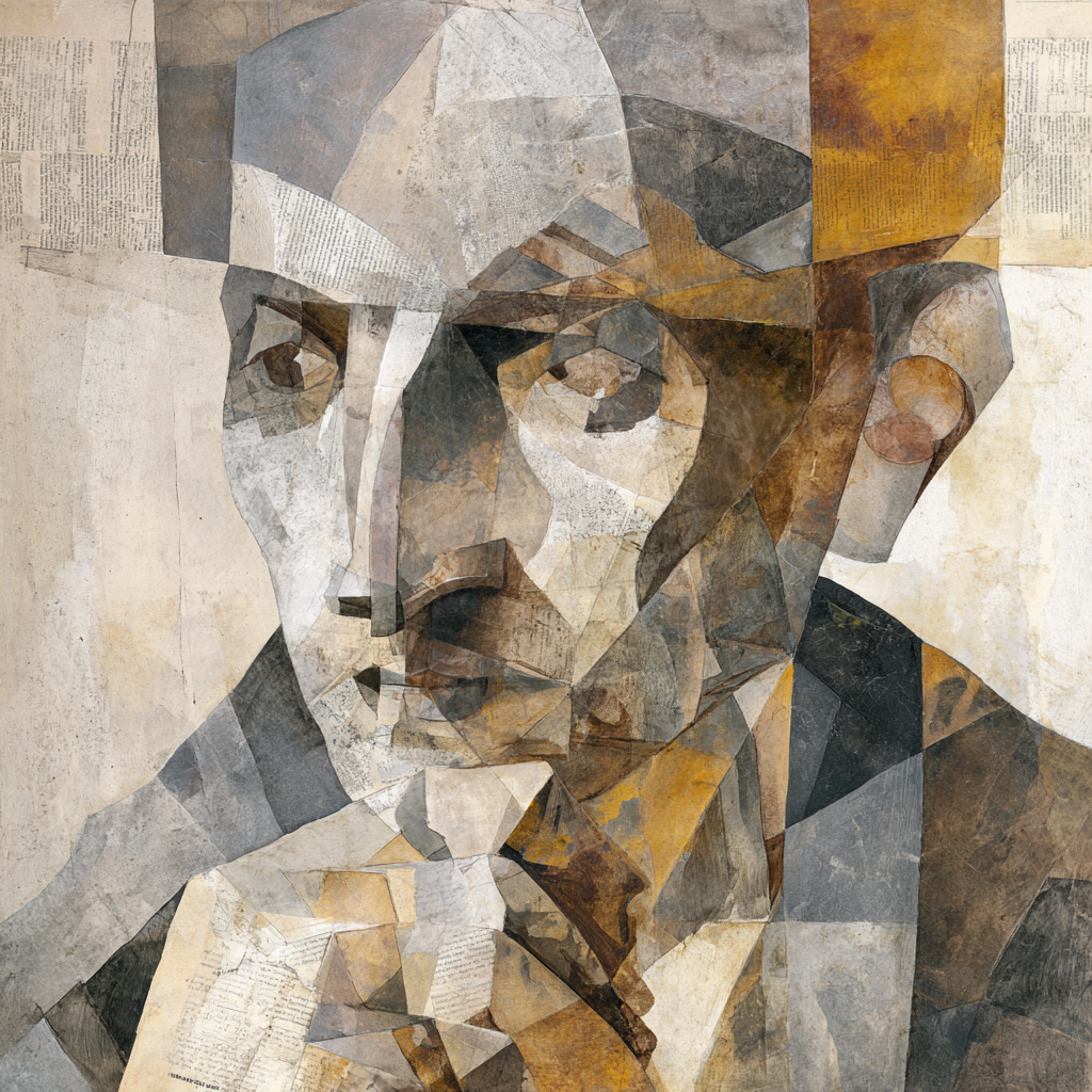 Cubism portrait 1 example