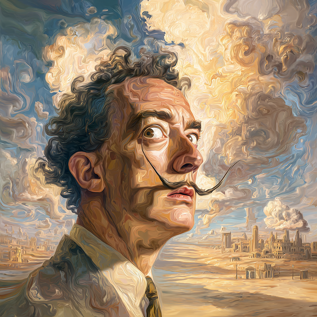 Surrealism portrait 1 example