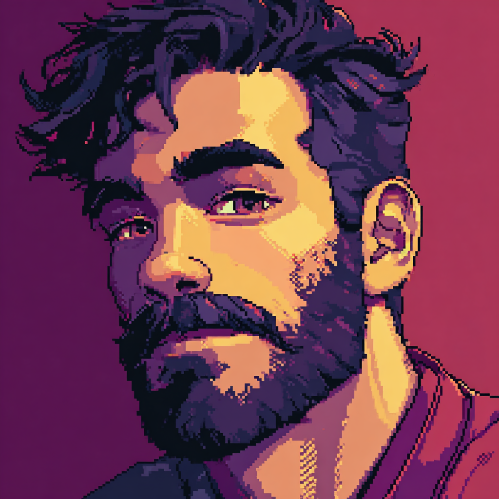 Pixel Art portrait 2 example